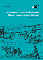 International Journal of Research Studies in Agricultural Sciences